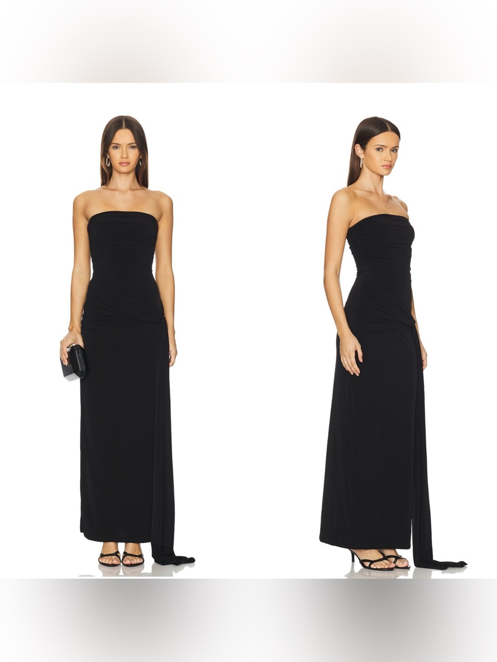 NWT Lovers and Friends Adley Gown in black